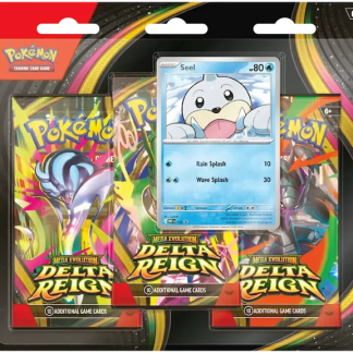 Pokémon Delta Reign (ME06) 3 Pack Blister — CASE ORDER (24 units)