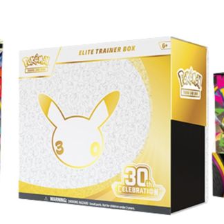 Pokémon Mega Evolution Pitch Black (ME04) + Chaos Rising (ME05) + 30th Celebration ETB — BUNDLE